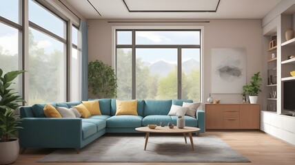 Fototapeta premium modern living room