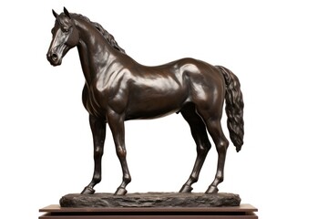 Horse sculpture stallion figurine.