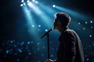 Music microphone musician festival.