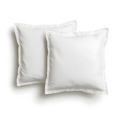 Soft white cushions with simple border, perfect for any decor