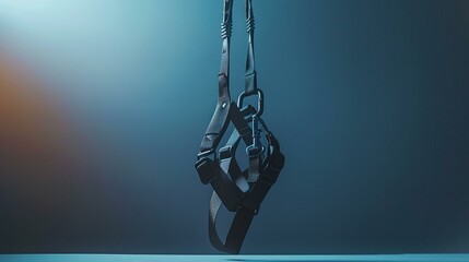 Work Safety Harness Set on Simple Surface