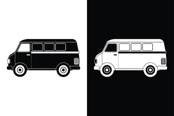 Effortless Delivery. Van Truck Icon for Fast and Reliable Service