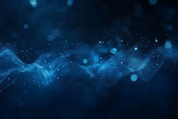 Naklejka premium very dark navy background with abstract light 
