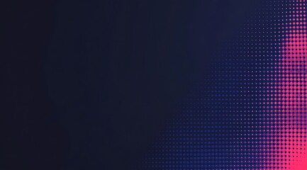 Abstract  black background with blue pixelated squares