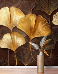 Luxe Brown Backdrops: Multi-Design Wallpaper Collection
