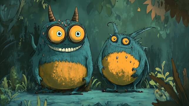 Playful and unique monsters in a fun 2D animated story