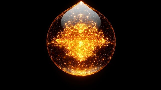 Vibrant top-down view of a yellow brain with glowing neurons and neural connections extending outward, representing mental clarity and intellectual energy