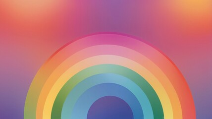 Obraz premium Rainbow Gradient Background with LGBTQ+ Transgender Symbol: A Celebration of Diversity and Unity