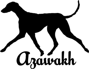 Azawakh dog silhouette, dog, dog breeds, logo, vector, love me love my dog, silhouette, i love my dog, animal, illustration, icon, sign, design, black, symbol, pet, love

