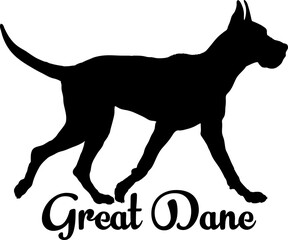 Great Dane.svg dog silhouette, dog, dog breeds, logo, vector, love me love my dog, silhouette, i love my dog, animal, illustration, icon, sign, design, black, symbol, pet, love

