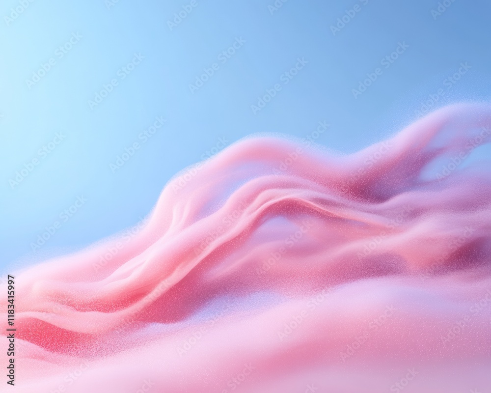 Aufkleber Pastel Dreamscape Soft Focus Abstract with Calming Light Particles for Serenity and Peace