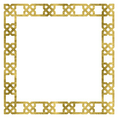 Gold Ornate Decorative Border Frame