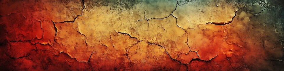 Fiery Cracked Earth Texture 