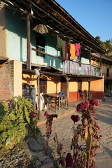 Obraz premium Dhulikhel, jewel of Nepal with mountain view