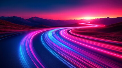 Digital abstract art of energy, showcasing bright light trails, dynamic patterns, and radiant bursts, symbolizing the transformative and powerful potential of energy in the modern world