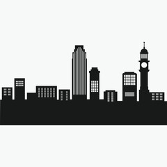 Obraz premium cityscape buildings isolated icon