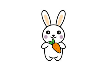 rabbit with carrot