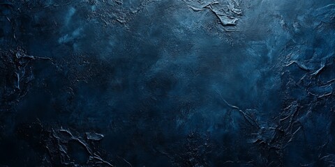 Stunning abstract grunge navy blue wall background texture, perfect for decorative purposes. This dark wall background offers a unique and artistic space for text while showcasing the beauty of