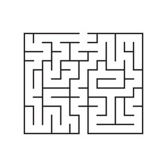 Kids riddle maze puzzle labyrinth vector illustration