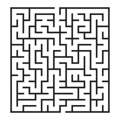 Kids riddle maze puzzle labyrinth vector illustration