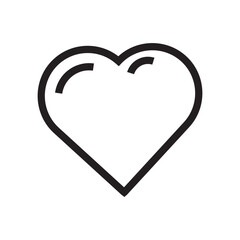 Heart symbol representing love, affection, and compassion.