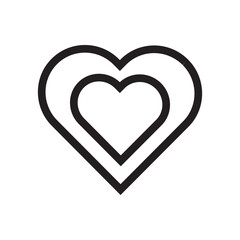 dauble  Heart symbol representing love, affection, and compassion.