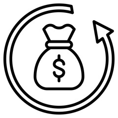 Return on Investment (ROI) icon