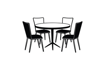 Fototapeta premium two chairs and table
