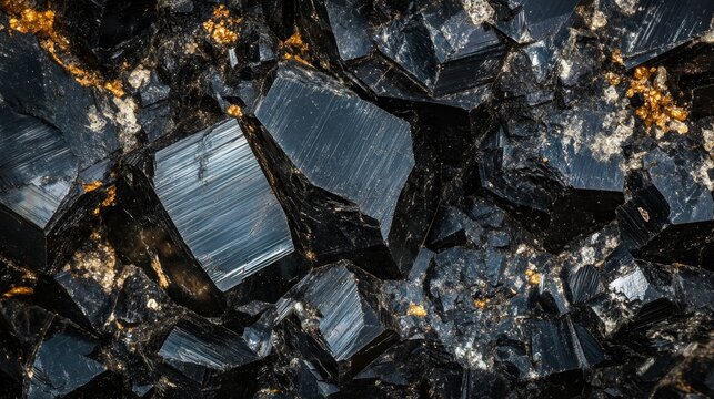 Close up of biotite mica, showcasing the unique features of this phyllosilicate mineral. Explore the intricate details of biotite mica in this stunning close up image of the mineral.
