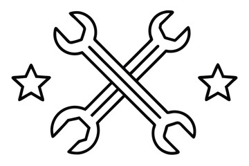 wrench and screwdriver