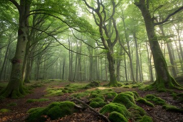 Fototapeta premium a forest