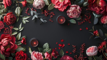 Elegant floral designs integrated with sleek product mockups