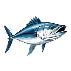 Fototapeta premium the AI Image Generator, Illustration of a Tuna Fish