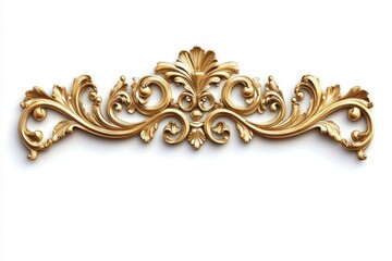 Elegant gold ornamental design