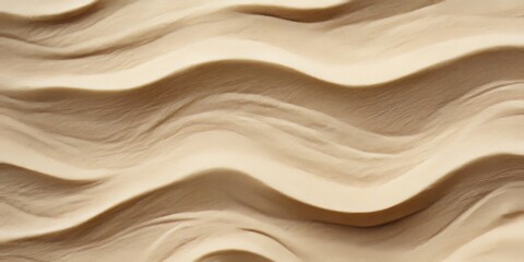 Fototapeta premium Top view showcasing intricate sand texture, highlighting the unique patterns and designs found in sand, perfect for illustrating natural beach scenery and textures.