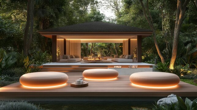 A sleek, smooth concrete texture with soft lighting, ideal for adding a polished, modern touch to your design projects.