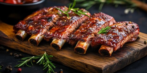 Grilling spare ribs outdoors provides a delightful experience, with beef and pork being the star ingredients. Enjoy delicious, smoky flavors while cooking spare ribs on the grill for a perfect BBQ.