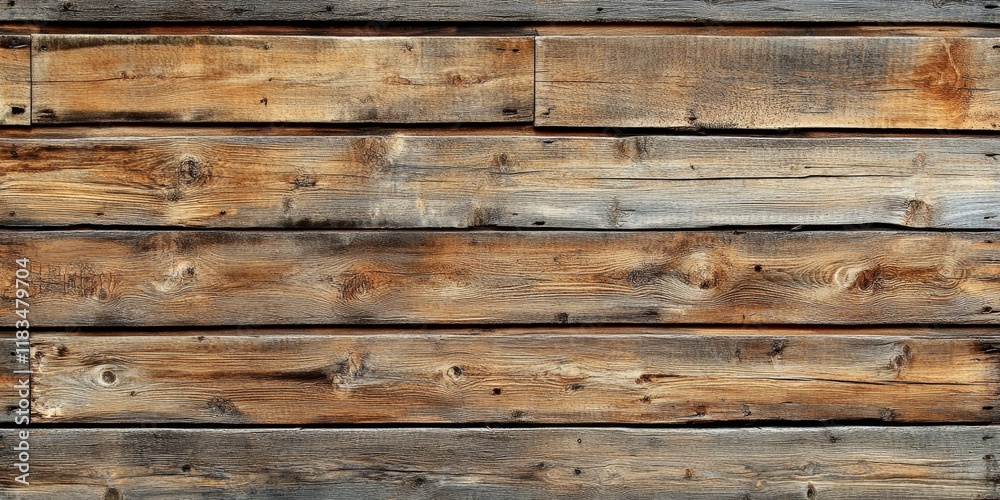 Poster horizontal wooden boards create a beautiful wooden background, perfect for various design projects. 