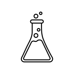 Science icon Isolated flat vector in outline