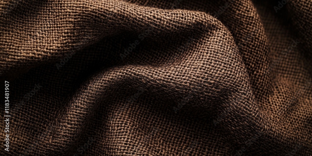 Poster rich dark brown textile texture providing a luxurious backdrop, perfect for various design projects.