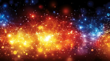 A science and technology background with a glowing digital brain, connected circuits, and data streams, ideal for AI, machine learning, or cognitive computing.