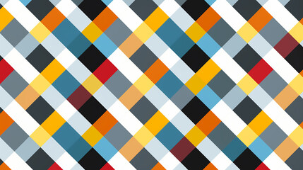 Seamless Checkered Pattern on Transparent Background for Versatile Design Use