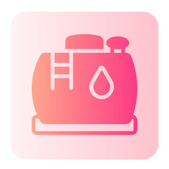 water tank gradient icon