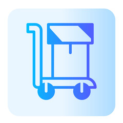 trolley gradient icon