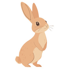 Obraz premium Rabbit illustration minimalist animal vector