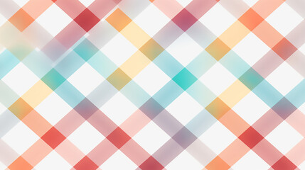 Seamless Checkered Pattern on Transparent Background for Versatile Design Use