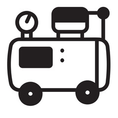 compressor glyph icon