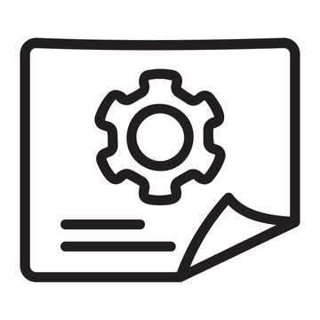 Management line icon