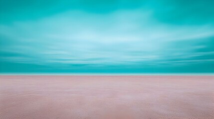 Deserted Beach Serenity, a tranquil shoreline with gentle waves, soft sand, and a vast sky, evoking peace and solitude in nature.