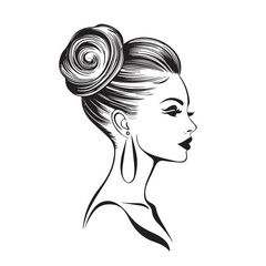 woman's day vector silhouette